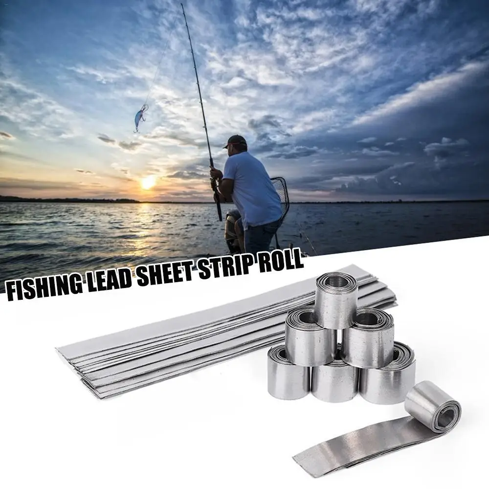 0.4MM/0.5MM/0.6MM Lead Sheet Strip Lead Sinker Tin Roll Fishing Supplies Fishing Accessories Fishing Tackle