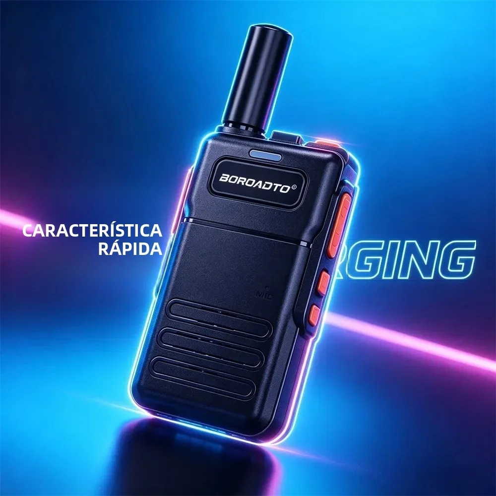 2個セット-ミニポータブル双方向無線機-uhfトランシーバーセット-長距離充電式ウォーキートーキー-コンパクトな通信ツール