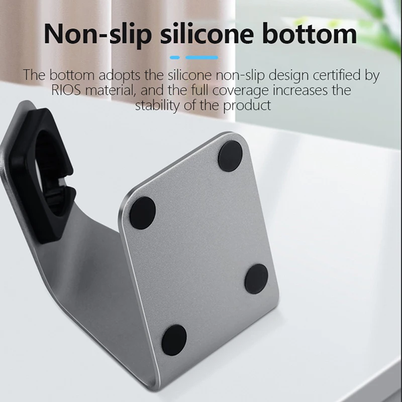 1Pc Aluminum Alloy Charger Stand Holder for Watch Bracket Charging Cradle Stand for Watch Charger Holders Dock Station image 4