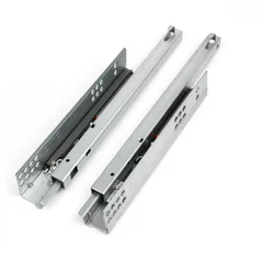 Under Mount Single Extension Drawer Slide Soft Close 3/4 Extension 2-Fold Pin Fixing DTC