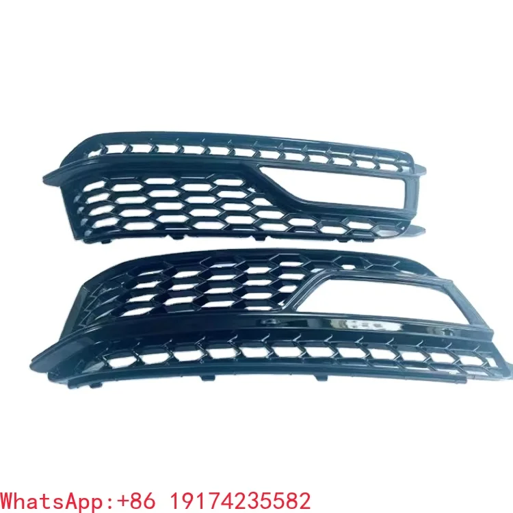 

For Best-selling Car Body Kit S-line Fog Lamp Cover ABS Honeycomb Style Fog Grille For A5 S5 B8.5 Upgrade To RS5 2013-2016