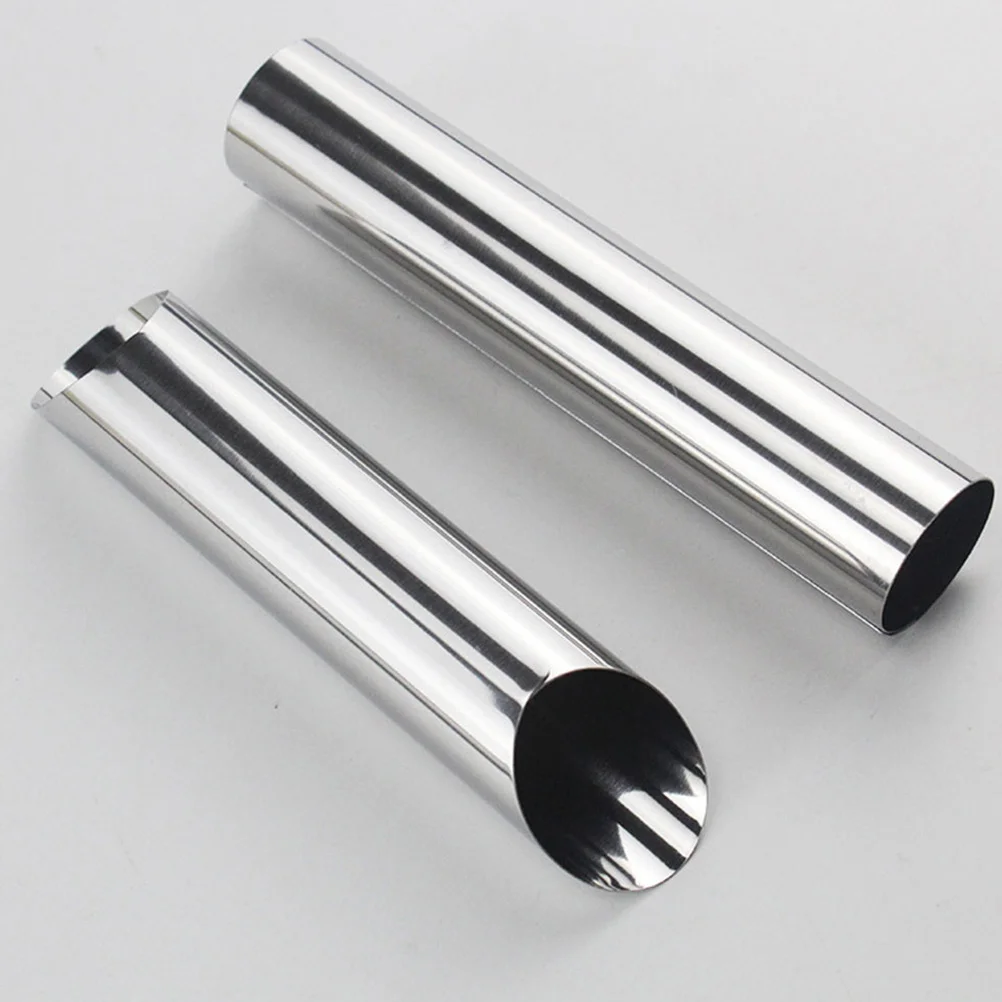 

6Pcs Stainless Steel Pastry Tubes Croissant Making Kit for Cream Horns and Cannoli DIY Baking Set Ideal for Home and