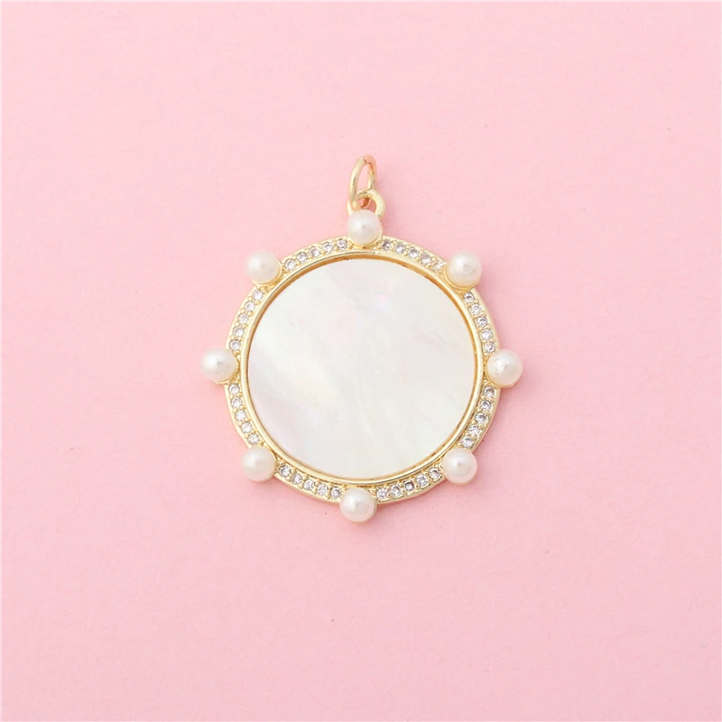 10pcs Brass Shell Charms Pendants For Jewelry Making Diy Bracelet Necklace Earrings Accessories
