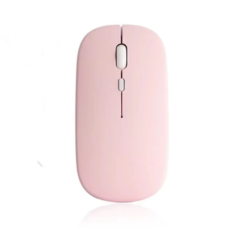 Wireless For Android Windows Tablet Laptop Notebook PC Bluetooth Mouse 2.4G USB Mice Macaron Rechargeable For IPAD Mobile