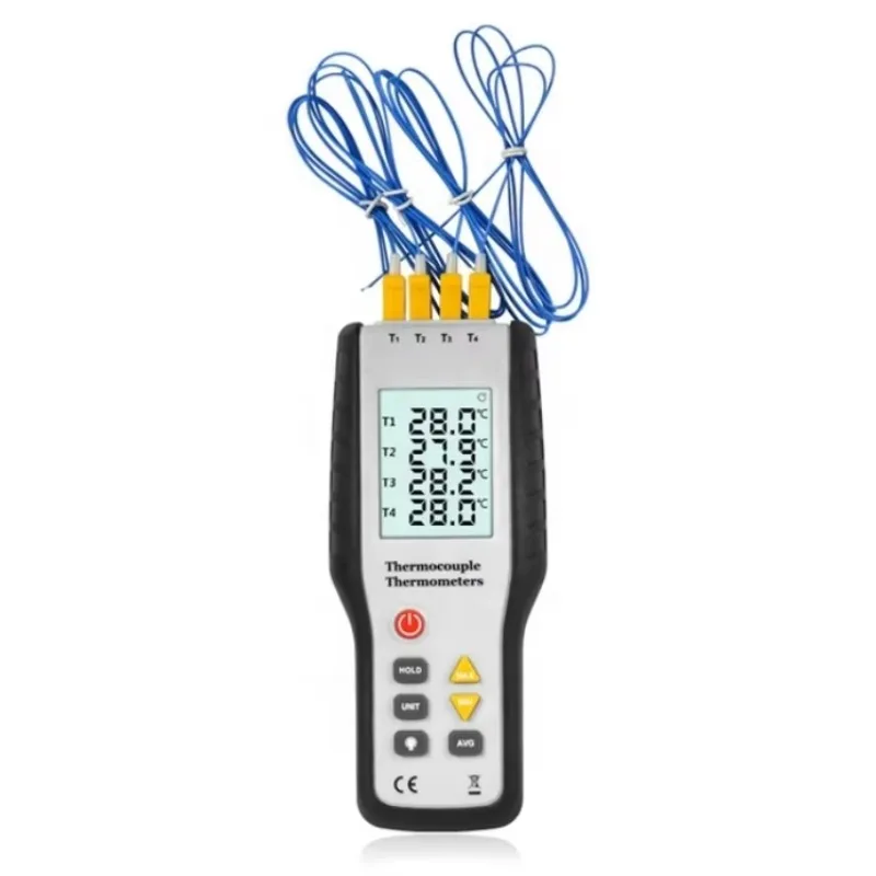 Digital K Type Thermocouple Thermometer Probe Sensor Industrial Temperature Tester -200C-1372C Dual Channel