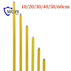 1PC 10-60cm 5/8 Threaded GPS/RTK Extension Rod Yellow Diameter 25 mm GPS Surveying Pole Antenna Extend Section For GNSS