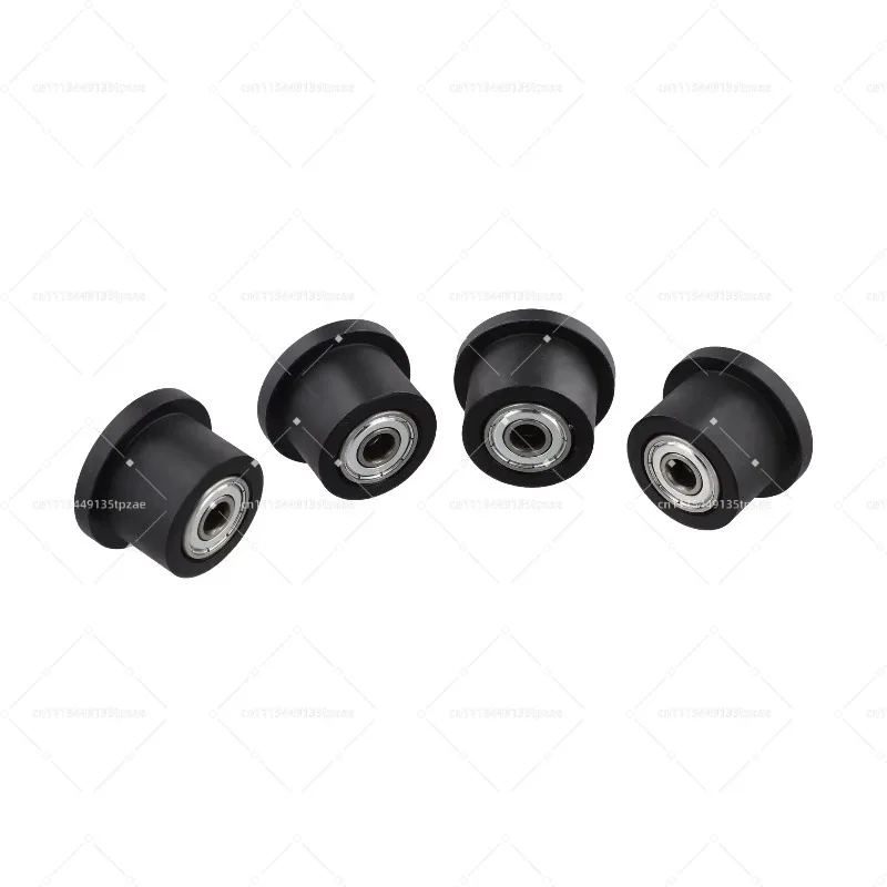 4pcs Rowing Machine Seat Rollers Replacement Wheels for Fitness Rowers Smooth Sliding and Wear Resistant Nylon Material