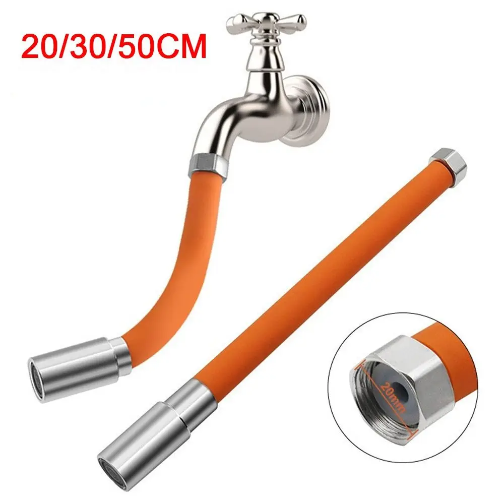 

1Pcs Water Tap Accessories Faucet Extender Pipe 360° Rotating Rotatable Lengthening Tube Wash Basin Free Bending Flexible Hose