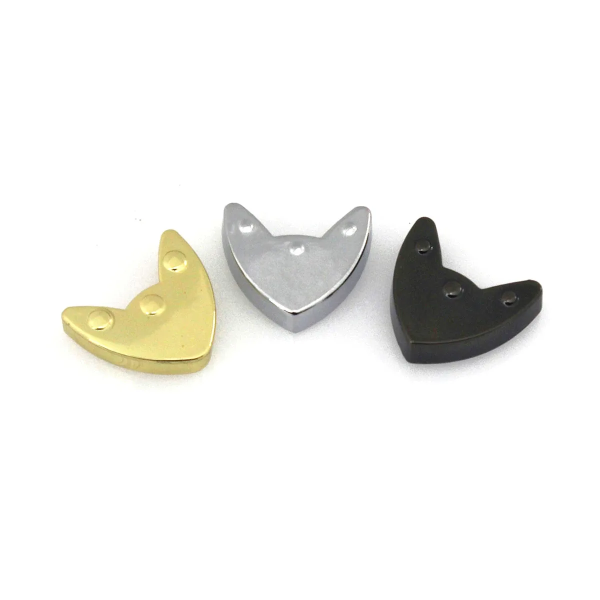 2pcs Metal Sharp Zipper Stopper Zipper Tail Clip Screws Clip Edges Protector Clasp for DIY Leather Crafts Hardware Accessories