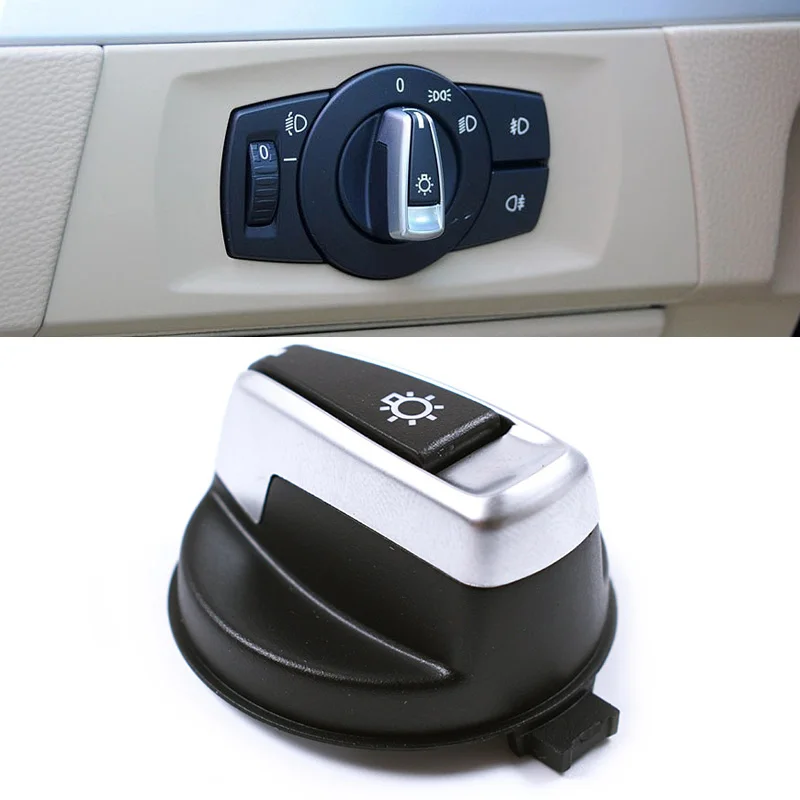 Car Head Lamp Front Headlight Switch Knob Button For BMW 1 3 X1 Series E87 E88 E82 E90 E91 E92 E93 E84