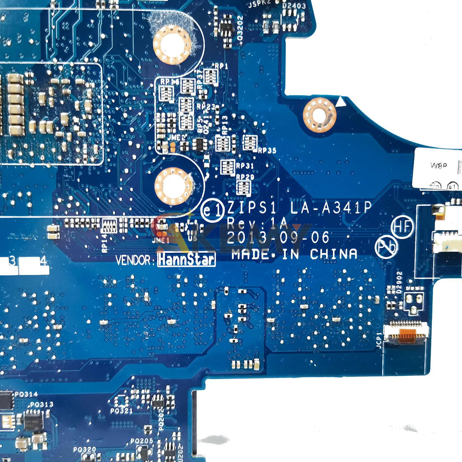 Placa-mãe para laptop LA-A341P para Lenovo Yoga S1 com i3 i5 i7 4a geração 4GB 8GB RAM 100% totalmente testada