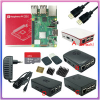 Raspberry Pi 3 Model B+ Board 3B Plus with WiFi BT Gigabit Ethernet PoE Optional ABS Case Power Supply for RPI 3 B+ Plus