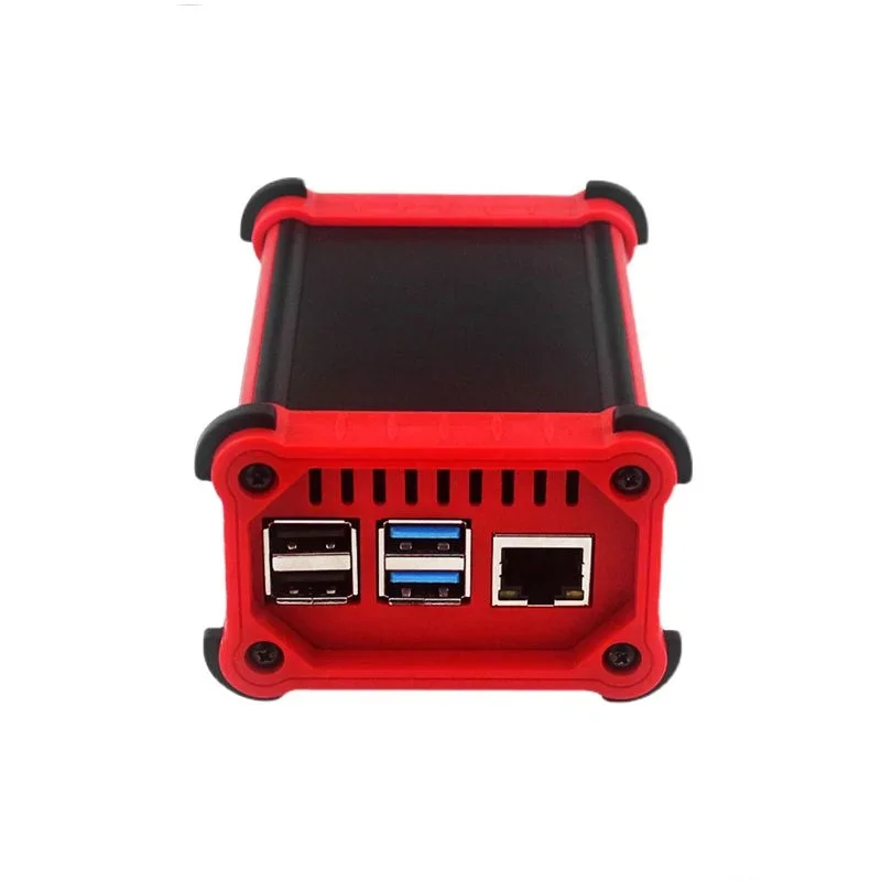 Raspberry Pi 4 B Case Aluminum Alloy Shell with Cooling Fan Thermal Column Raspberry Pi 4 Model B Protective Case