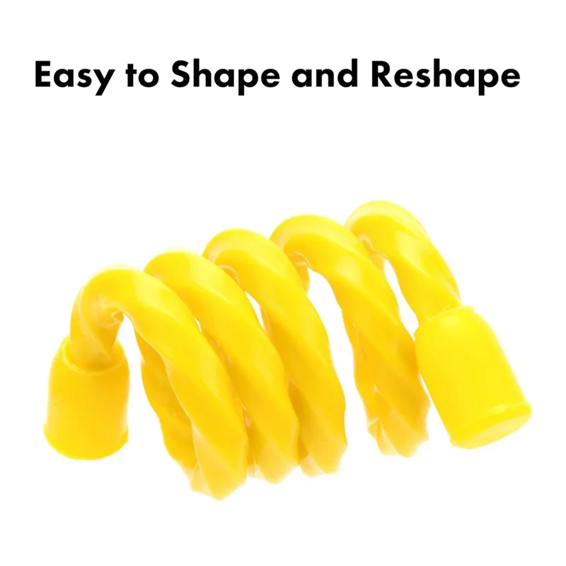 10PC 18Inch Silicone Cable Ties-Reusable Twist Ties Bendable Cable Ties For Bundling Holding,Cord Tie For Indoor Outdoor-Hot