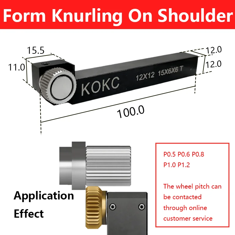Stuka 12*12 Swiss Lathe Single Straight Shoulder Fixed Knurling Tools Tsugami Star Citizen