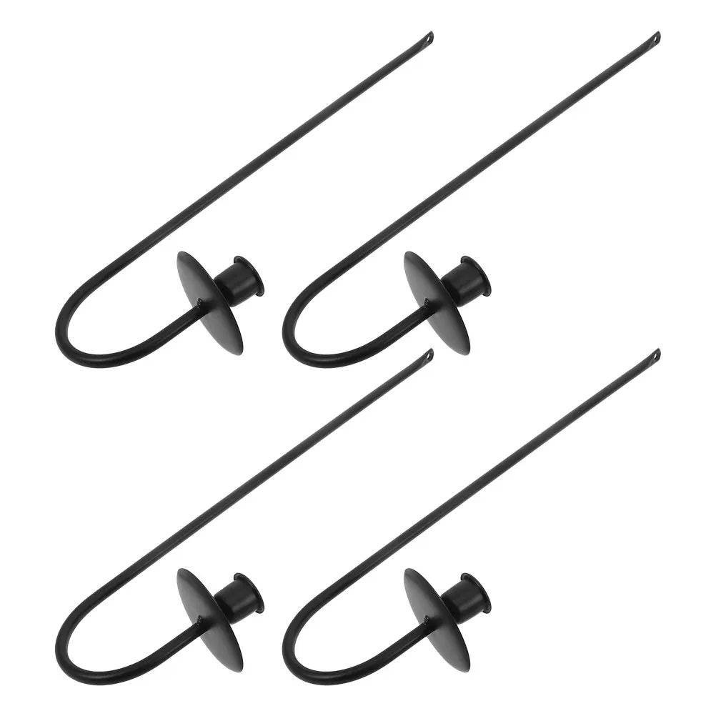

4 Pcs Metal Wall C Holders Sconces Led C Flickering Modern Farmhouse Decor Living Room Fireplace Stylish