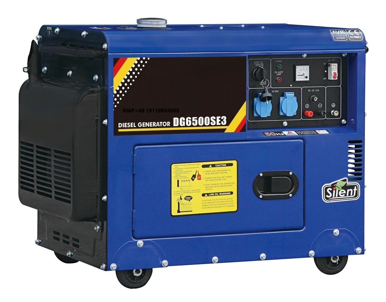 

4.6KW 5.8KVA 50Hz Three Phase Silent Generator for House