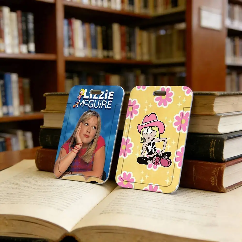TV L-Lizzie McGuire  Durable Lanyard Card Covers Holders for Daily Cards, Idol Photocard, Business Card, Office Materials