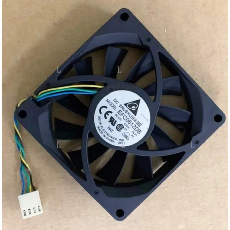 

L for Delta EFC0812DB DC12V 0.50A PWM cooling fan 80*80*15MM 4 wire