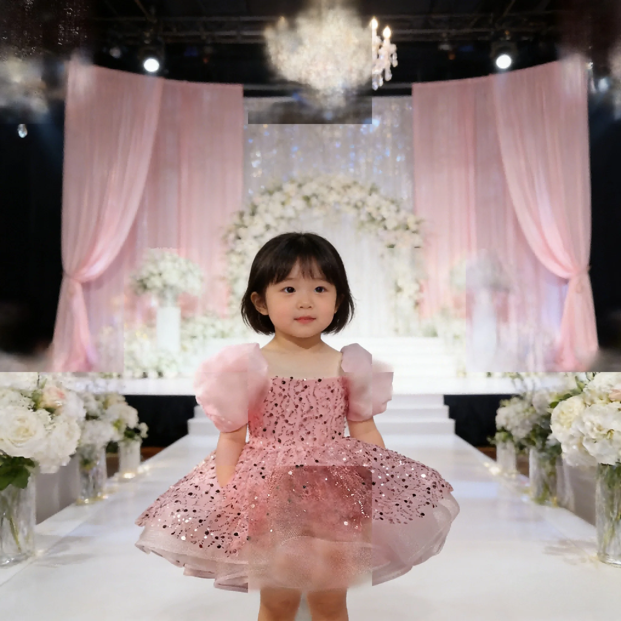 

Бальные платья, одежда для девочек, розовое блестящее платье-пачка принцессы для девочек, детское милое платье, детский наряд для выступлений, Vestido