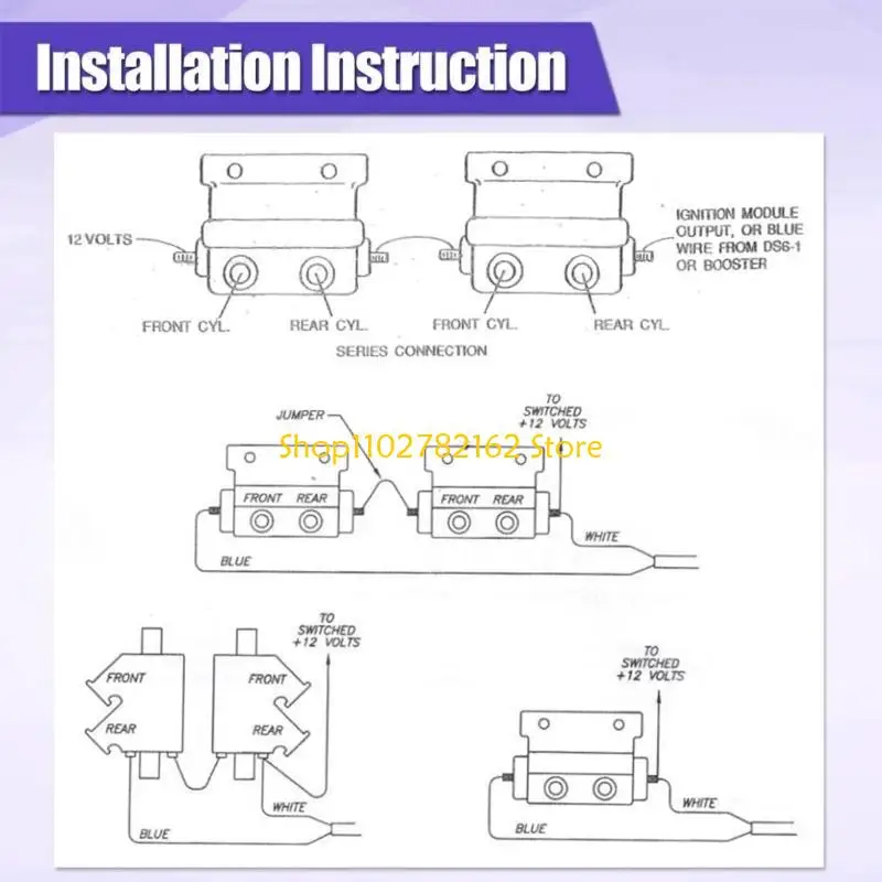

547B Twin Power Ignition Coil Double Output For Big Twin DSK6-1 DC7-1 Spare Part
