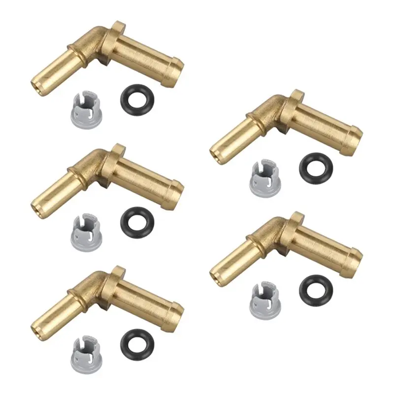 A33K-For Land Rover Range Rover 10-12 RR Sport 14-5.0 V8 Compatible Coolant Water Pipe Repair Kit- 5 Pieces LR049990