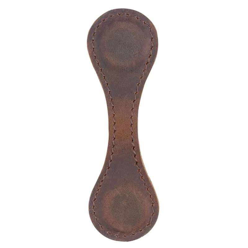 6 marcadores magnéticos de couro dos pces, marcador de couro magnético, marcador para a amante do livro para crianças do leitor