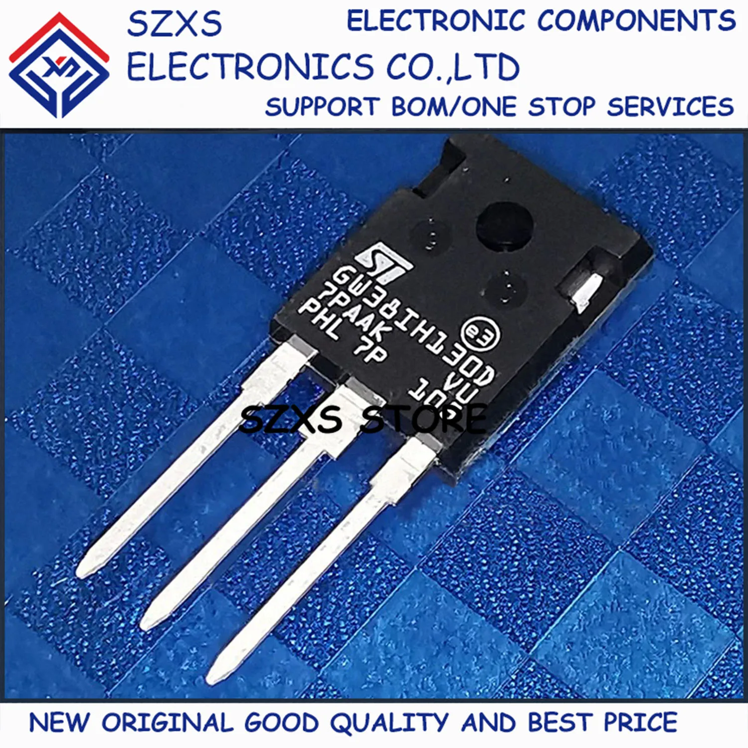 

New Original 5Pcs STGW38IH130D GW38IH130D STGW381H130D TO-247 1300V 33A IGBT Transistor In Stock Good Quality