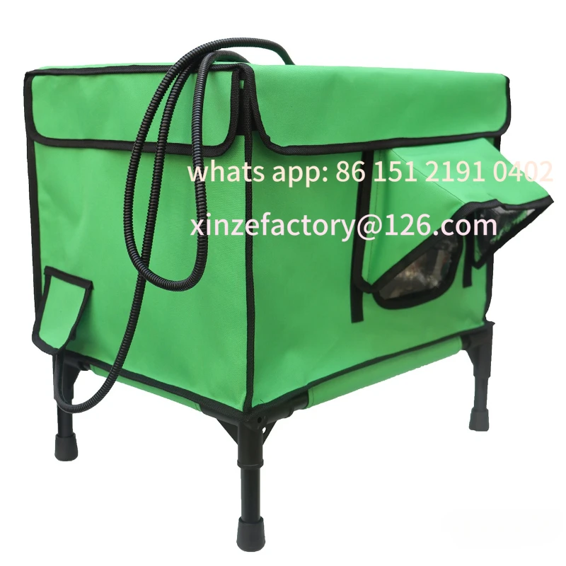 

Customizable Outdoor Waterproof Cat House Warm Heated Winter Cat House Insulated Outside Foldable Cats Nest Tent Sleeping Extra