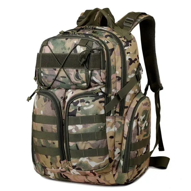 

Large Capacity Outdoor Hiking Camping Backpack Tactical Camouflage Mountaineering Backpack Short Distance Waterproof Backpack
