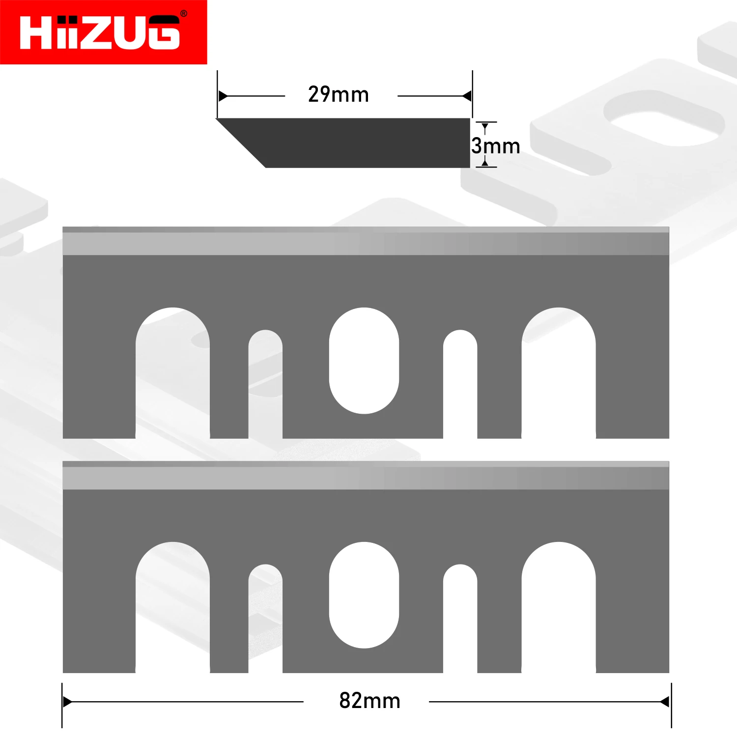 82mm x 29mm x 3mm TCT Plaina Lâmina Faca para Hitachi FP20A P20ST P20SF P20SB P20A FP20SA Plaina Elétrica Plaina Portátil 10pcs