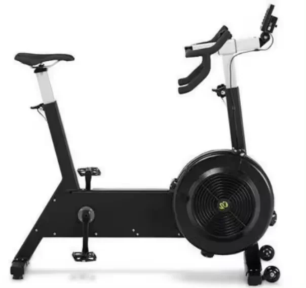 Professional Gym Equipment Cardio Stationary Exercise Bike Adjustable Resistance Fan Air