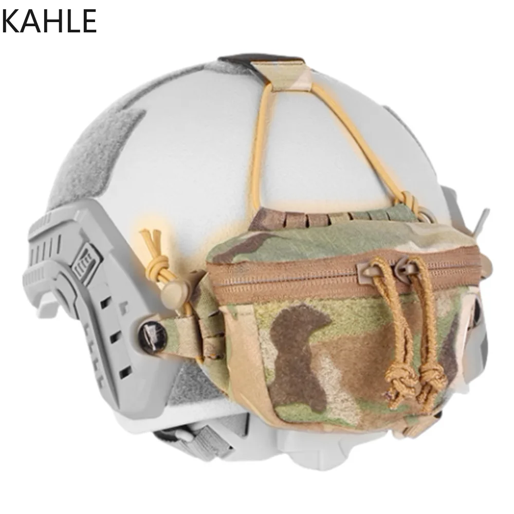 

Tactical SC Combat Helmet Universal Battery Weight Pack NVG Counterweight Battery Pouch for FAST MK1 PJ Helmet Accessories