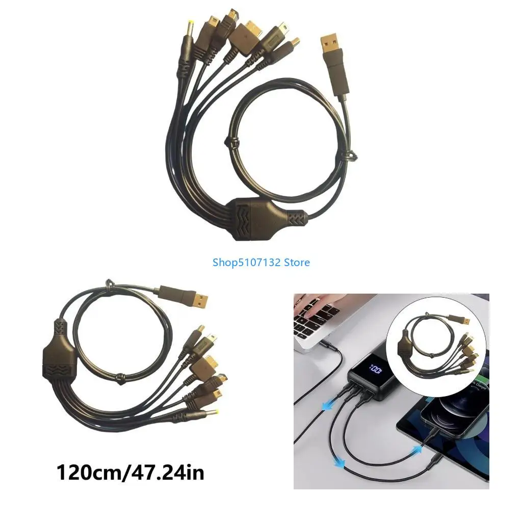 87HD 6 in 1 USB C Charging Cable For Handheld Game Consoles Fast Charging