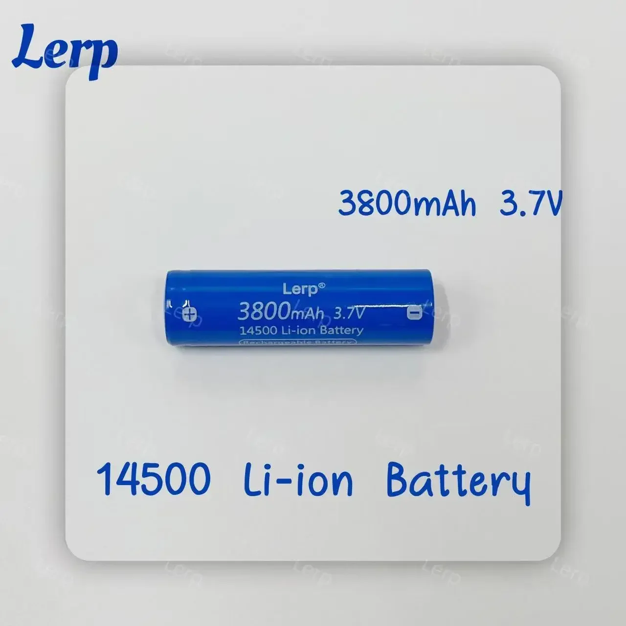 The new rechargeable lithium-ion battery 14500 3.7V 3800mAh is suitable for electric toothbrushes, shavers, LED flashlights.