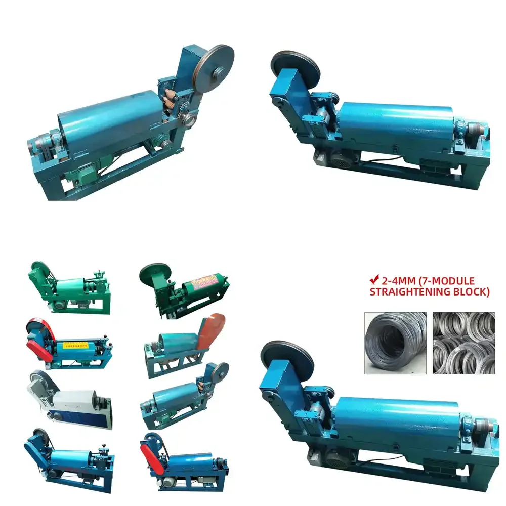 Stainless steel wire straightening machine 3-6MM metal wire straightening and cutting machine wire cutting machine
