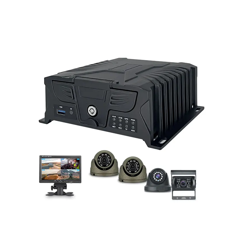 

Система мониторинга усталости драйвера Ultravision, 4-канальная мобильная система видеонаблюдения MDVR, мобильный видеорегистратор с искусственным интеллектом, 4G GPS