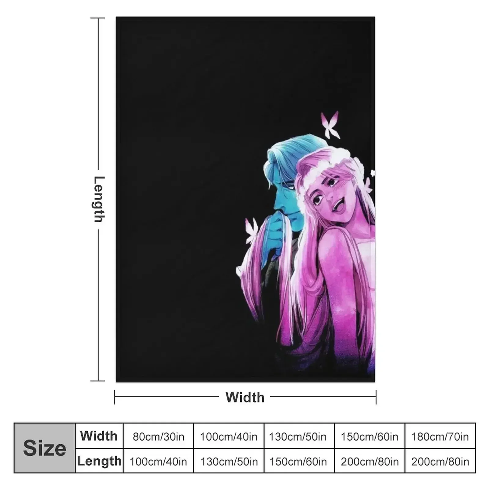 Lore Olympus FanArt Tshirt - Lore Olympus Greek Mythology Sticker Throw Blanket Shaggy Luxury Brand Blankets