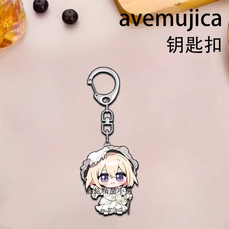 5 個のアニメ BanG Dream! キーホルダー漫画ミスミウイカ若葉睦美アクリルペンダントキーリングバックパック装飾ギフト