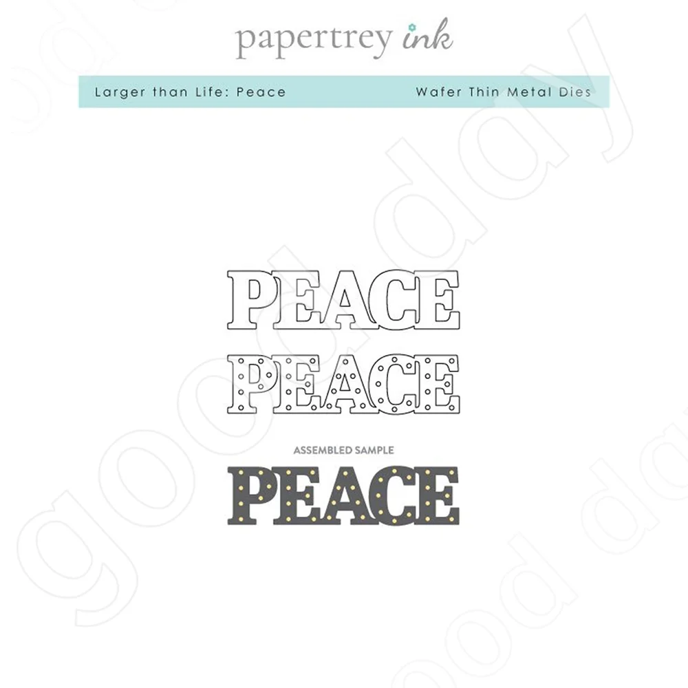 

Peace Metal Cutting Dies Scrapbook Diary Decoration Embossing Template Diy Greeting Card Handmade Hot Sale 2022 New Arrival