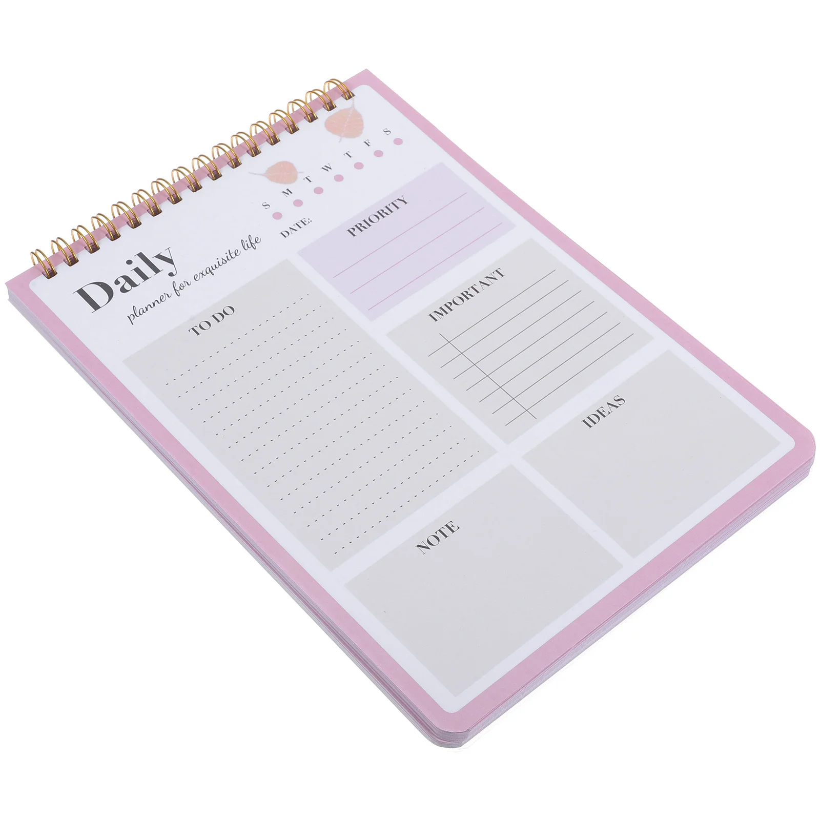 

Time Management Notepad Efficient Calendar Academic Planner Management Schedule Planner to Do List Plan Pad Date Calendar