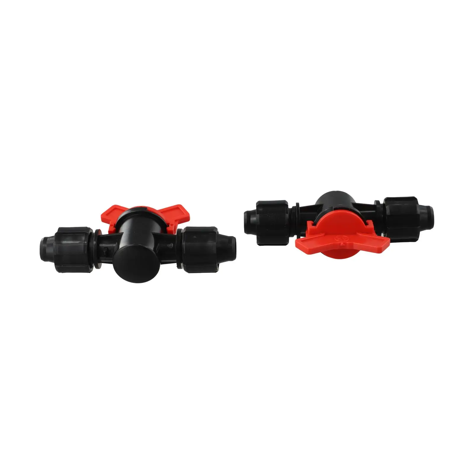 4/8pcs PE Pipe Ball Valve With Lock 16mm Stop Valve Switch Irrigation Control Valves For Agricultural Garden Watering
