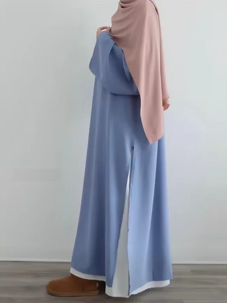 Eid abaya-女性のための2ピースドレス,イスラム教徒の女性のためのボールガウン,カフタン,モロッコのカフタン