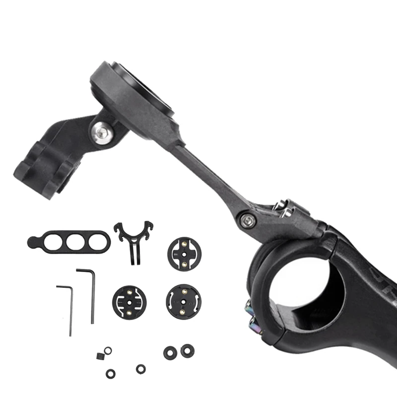 Imagem -03 - Bike Handlebar Stem Holder Computer Mount Suporte para Garmin Bryton Wahoo Giant Câmera de Luz Montagens de Bicicleta