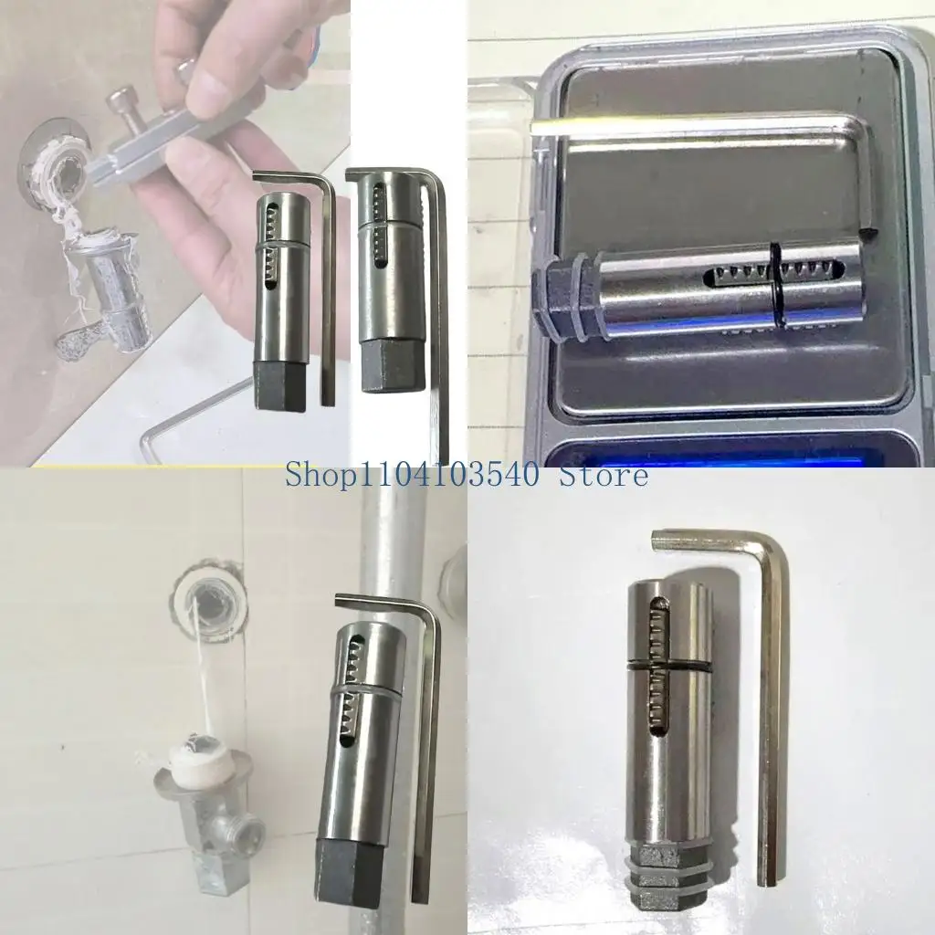 

02DC Эргономичный инструмент ремонта смесителя для застрявшего винта.