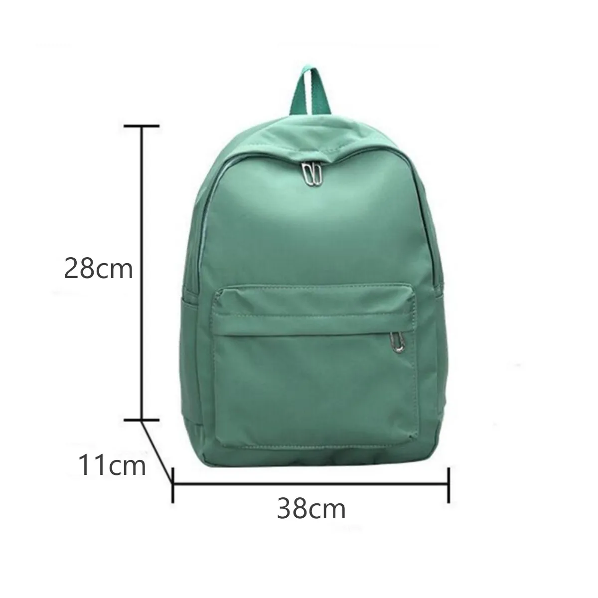 Mochila de Nylon impermeável para mulheres, bolsa de viagem feminina, mochila para adolescentes, cor sólida, nova, alta qualidade