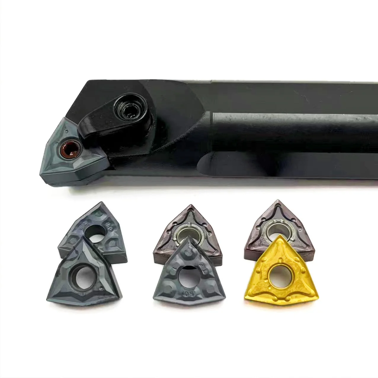 Suntuk S16Q Set S25S Holder S20R-MWLNR08 pemegang alat pembalik Internal WNMG sisipan bubut Bar CNC Set alat pemotong