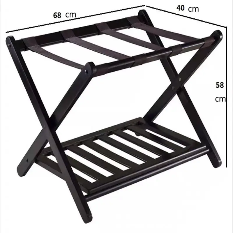 Hotel Suite Leather Luggage Rack