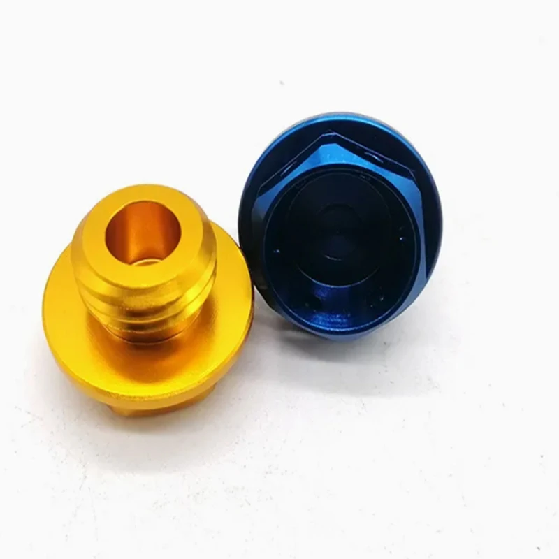 CNC machined anodized aluminum alloy decorative nuts Vehicle model modification accessories Protective cover