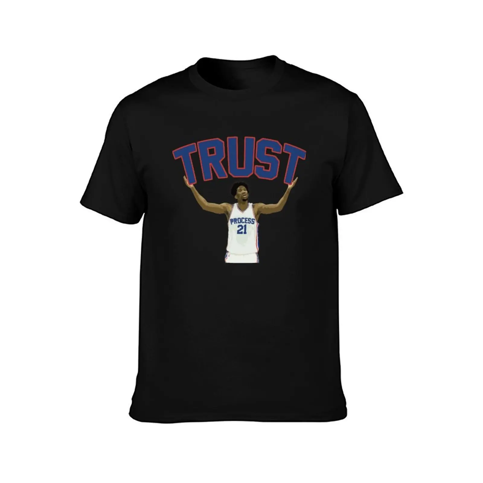Trust the Process T-Shirt Basic Solid Color Casual Tee Shirt